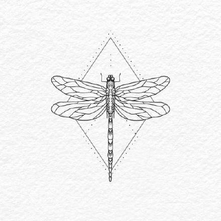 42张素花小清新花朵纹身手稿素材