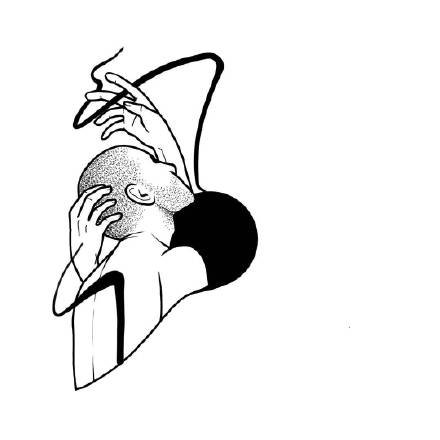 很有意境的创意抽象点刺纹身手稿图片