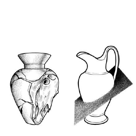 很有意境的创意抽象点刺纹身手稿图片