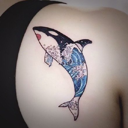 很唯美的一组水彩色小清新纹身图案