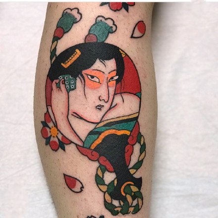 老传统风格17张日式小图纹身图案