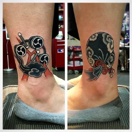 老传统风格17张日式小图纹身图案