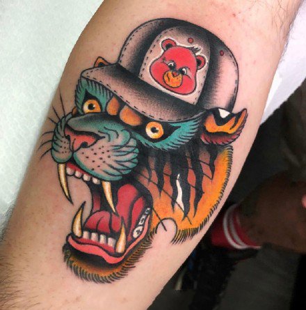 一波很有趣的彩色小纹身图片