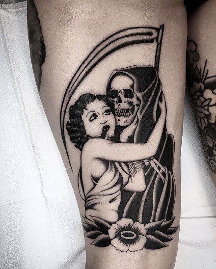 一组Old School的小彩色纹身作品欣赏