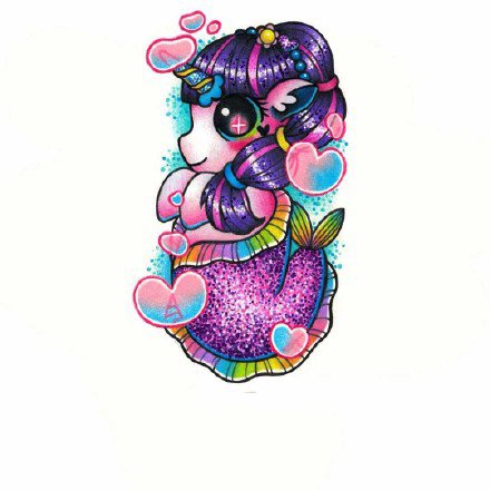 34张school卡通风格的小彩图纹身手稿