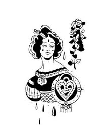 张很简约的小清新黑图纹身手稿缩略频道推荐图