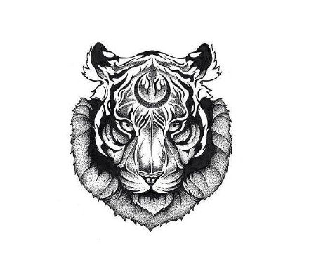 27张点刺动物等个性黑图手稿