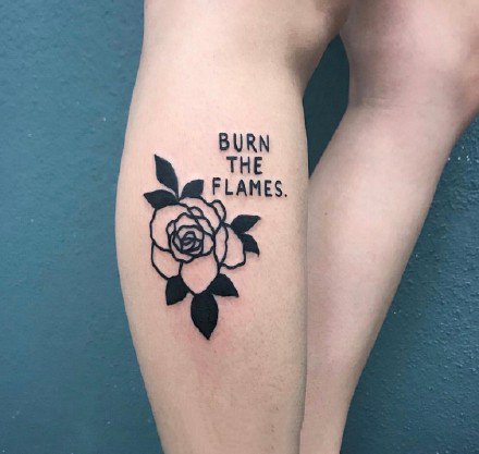 趣味的一组涂鸦线条小纹身图案赏析