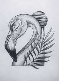 35张个性的点刺插画黑色小图手稿