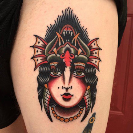 17张old school风格的彩色小纹身图案