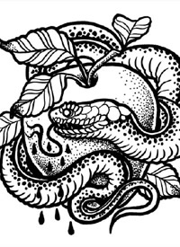 40张适合点刺的黑图手稿图案