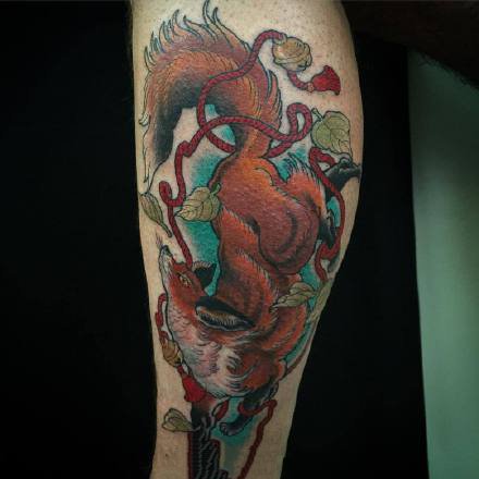 传统日式风格的18张小件纹身彩图