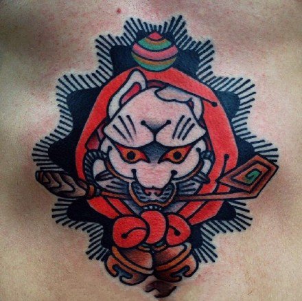 传统日式风格的18张小件纹身彩图