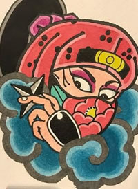 48张日式school风格的彩色小图手稿