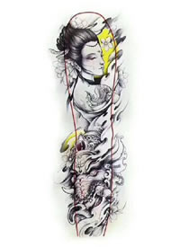 一组传统花臂的纹身效果图欣赏缩略频道推荐图