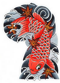 一组传统风格的半胛纹身手稿