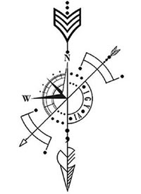 适合小臂的几何线条小清新纹身手稿缩略频道推荐图