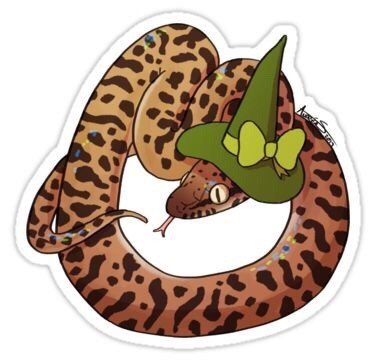 可以当纹身图案的卡通蜥蜴和蛇纹身手稿