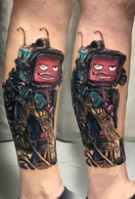 欧美科幻电影中的彩色纹身图案欣赏