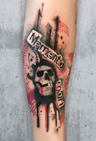 17张暗水彩风格的纹身图案作品