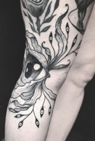 很有创意的一组折叠个性点刺纹身图案