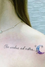 很小可爱的一波彩色卡通小纹身图案