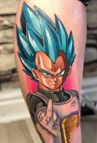 七龙珠刺青：彩色的一组动漫七龙珠角色纹身图案缩略频道推荐图