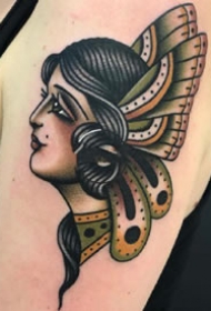 17张old school风格的彩色小纹身图案