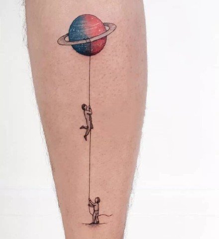 1+28张小清新风格的的卡通潮流纹身作品