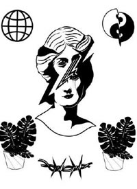 43张oldschool风格的深黑色纹身手稿图案