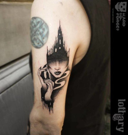 很有个性的一组暗黑纹身图案9张