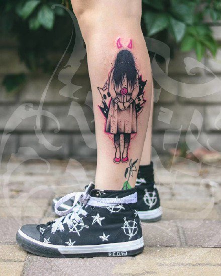 很有个性的一组暗黑纹身图案9张