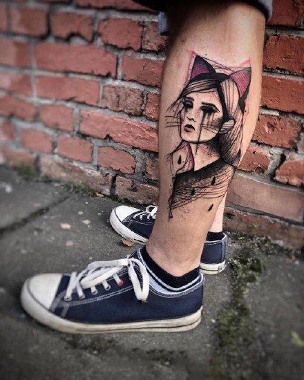 很有个性的一组暗黑纹身图案9张