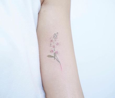 适合女生的36张小清新简约纹身图案