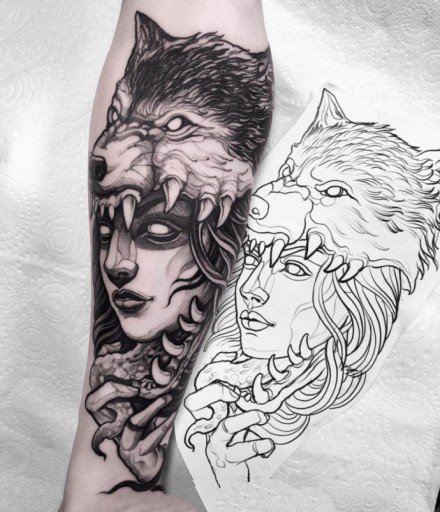 18张精品欧美暗黑风格纹身图案