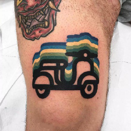 18张涂鸦风格的彩色纹身图案