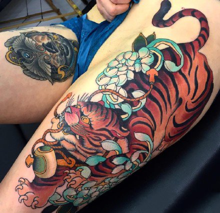 18张彩色的老传统纹身图案欣赏