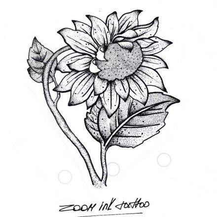 35张个性的黑色小图纹身手稿