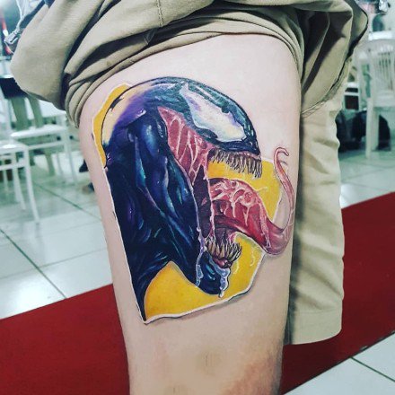 漫威电影毒液的角色纹身图案9张