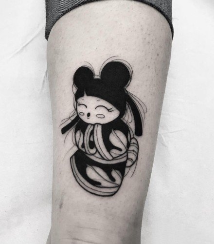 18张好看的暗黑灰创意纹身图案