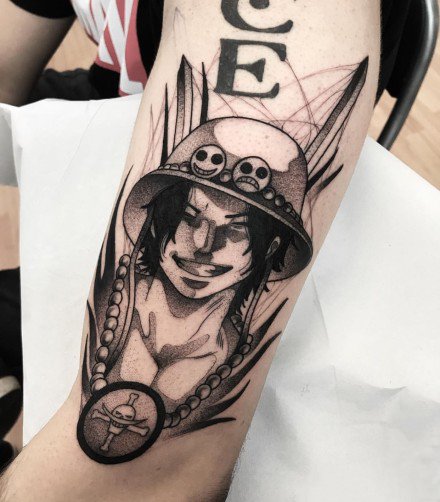 18张好看的暗黑灰创意纹身图案