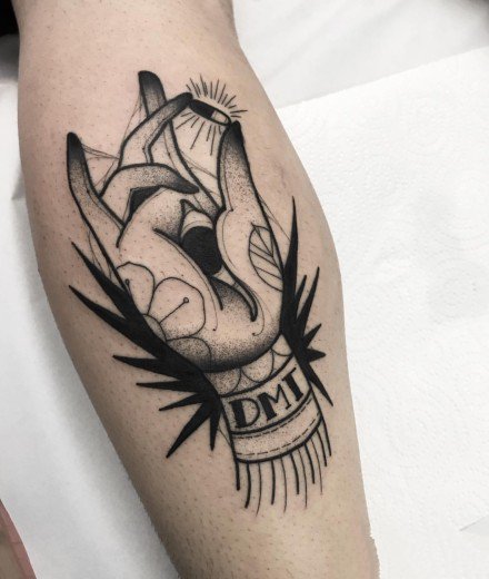 18张好看的暗黑灰创意纹身图案