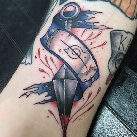 日本动漫火影忍者的相关纹身图案