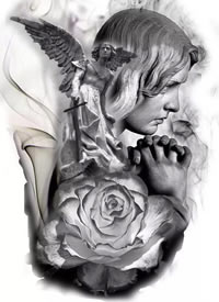 37张包大臂写实风格的纹身手稿图案