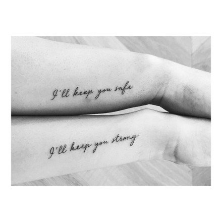 ​​27张适合​情侣闺蜜的小清新纹身图案