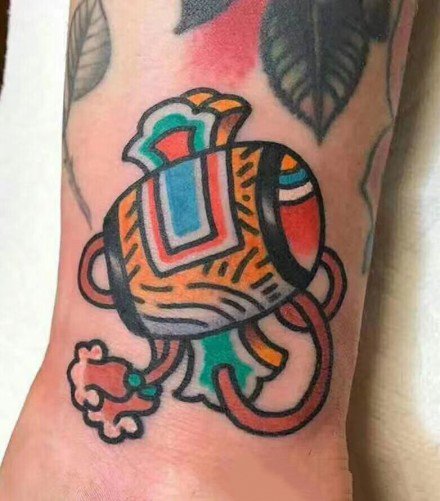 9张日式小福锤纹身图案