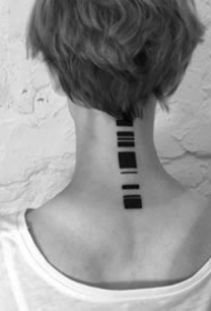 简约又好看的几何纹身图片欣赏