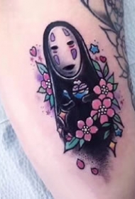 千与千寻里的无脸男系列纹身图片缩略频道推荐图