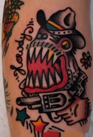 oldschool鲨鱼：一组oldschool风格的鲨鱼纹身图案缩略频道推荐图