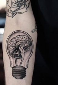 灯泡刺青：一组黑灰的灯泡手稿和作品欣赏缩略频道推荐图